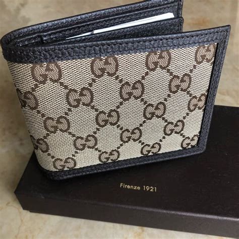 gucci card case for men|gucci trifold wallet for men.